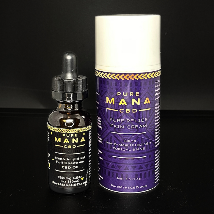 🤕 Pure Relief: Mana Oil + Muscle Rub : 40% Heroes Discount