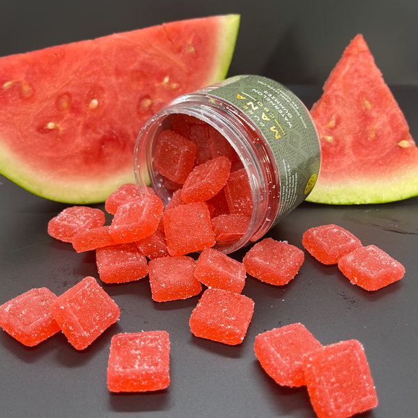 🍑 Peach and 🍉 Watermelon Gummies : 40% OFF Heroes Discount - Pure Mana CBD